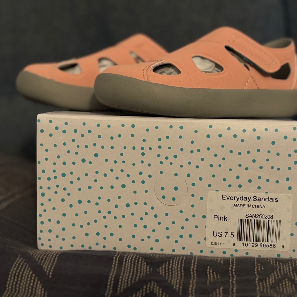 Ten Little Everyday Sandler - Pink 7.5 (toddler)